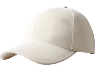 Minimal beige baseball cap isolated on white background, symbolizing casual style and modern simplicity.