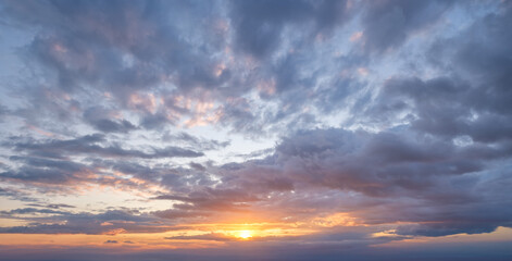Fototapeta premium Sunset sky background