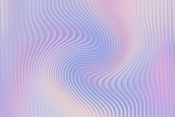 Fototapeta premium Holographic abstract background with swirling lines and a pastel color palette