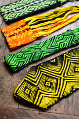 Huni Kuin Indigenous Beadwork Art, Acre, Amazon Forest, Brazil