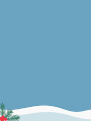 Obraz premium Christmas Background with Berries