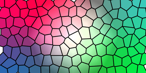 Multicolor tile wall high resolution real photo or brick seamless and texture interior background. Honeycomb background. seamless texture of stone wall. seamless mosaic. tile mosaic wall.