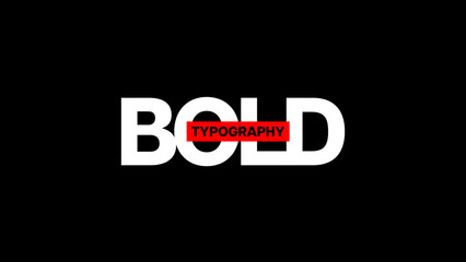 Typography Bold 1