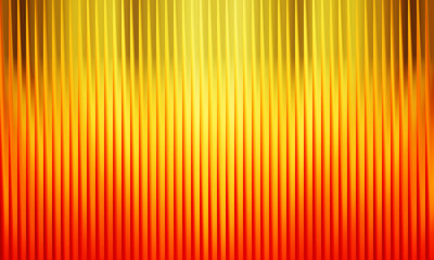 Dynamic vertical stripes in yellow orange red gradient background.