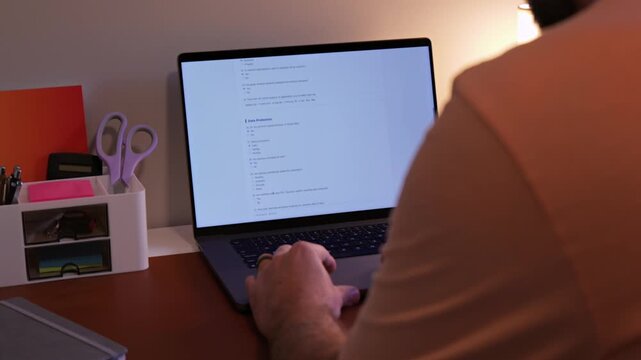Information Security Analyst Completing Annual Cybersecurity Insurance Checklist for Corporate Employer - Concept