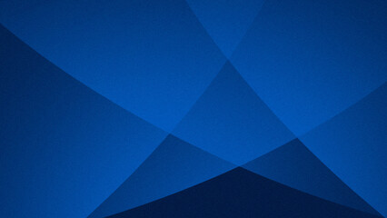 Obraz premium Abstract digital background in deep blue with intersecting, smooth circular shapes and a fine noise texture. Perfect for technology, corporate, or modern branding.