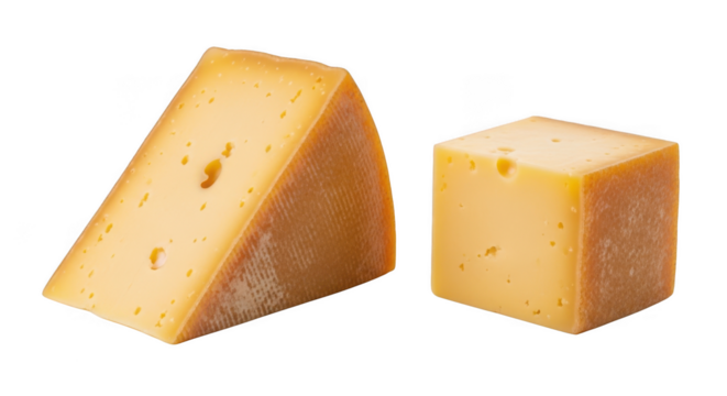 Cheese isolated on transparent background