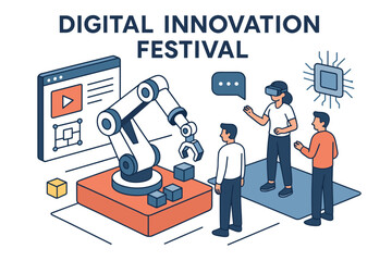 Futuristic technology expo: embracing automation and virtual reality trends