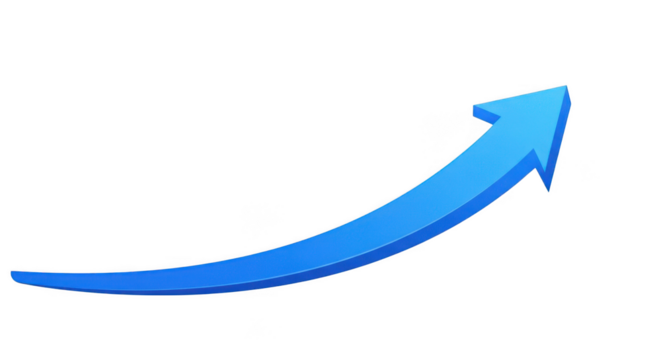 Arrow isolated on transparent background - Powered by Adobe