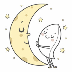 Adorable Moon Buddy