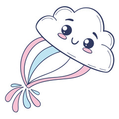 Friendly Cloud Creature 1