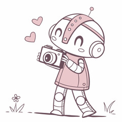 Tiny Robot with Camera 1