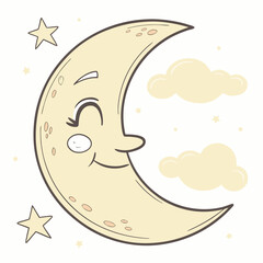 Floating Moon Character