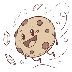 Happy Cookie Character