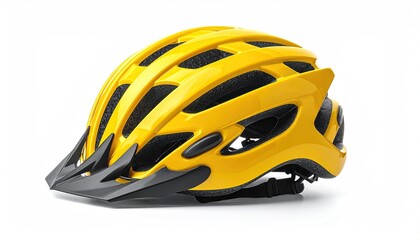 Fototapeta premium Bicycle helmet isolated on white