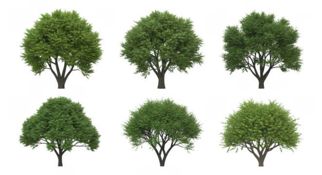 Tree isolated on transparent background - Powered by Adobe