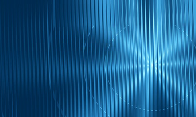 Abstract blue background with vertical lines and glowing effect