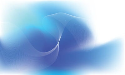 Abstract line wave with mesh colorful background design 