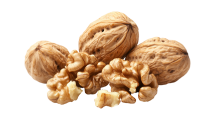 A walnut and a few other walnuts