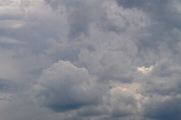A Dark and Cloudy Sky with an Exceptionally Dramatic and Overcast Atmosphere Above