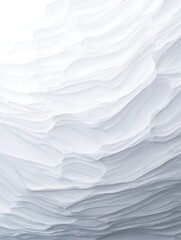 Obraz premium Abstract White and Gray Layered Organic Forms background texture
