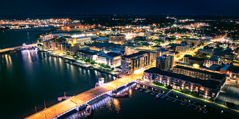 Green Bay Skyline at Night