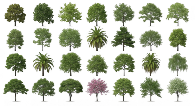 Tree isolated on transparent background