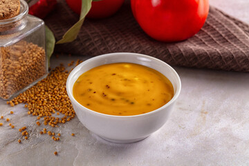 Honey and mustard sauce flavor seasoning dip