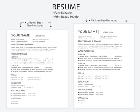 resume format,ats friendly resume