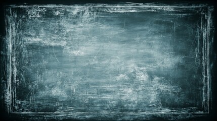 Obraz premium Abstract dark grunge texture background featuring rough paint strokes, scratches, and a vignette border effect.