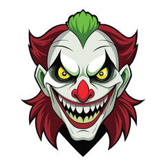 funny cartoon zombie and devil illustration