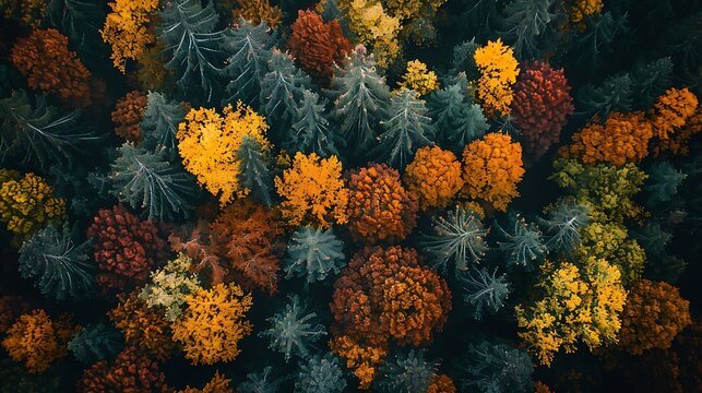 Autumn Forest Canopy.