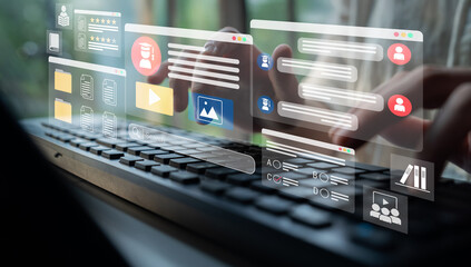 E-learning dashboard with student profiles, lesson ratings, and course content organization for online education Parse