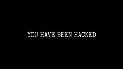 You Have been Hacked text animation with dynamic glitch distortion effect on black background. Suitable for digital live streaming event, cyber security program and web banner. - Powered by Adobe
