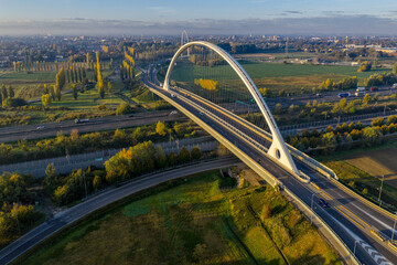 PONTE AUTOSTRADA A1 REGGIO EMILIA 