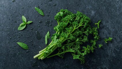 Verdant Abundance. A Study in Textures and Tones, with Hints of Aquatic Elements.