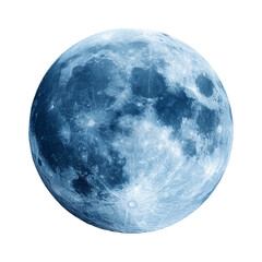 Naklejka premium Blue planet earth in space isolated on transparent background