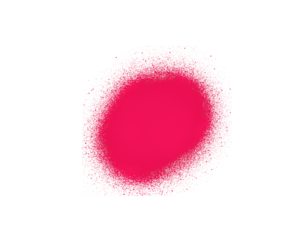 Bright red spray paint splatter texture on white background with artistic mist effect. Abstract aerosol stain pattern for creative design and digital artwork. Perfect for posters, graffiti, 