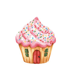 cupcake with icing