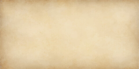 Antique beige parchment paper background with stained, grungy, and worn vintage texture