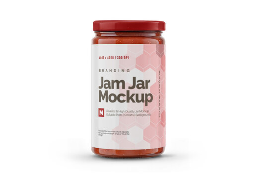 Jam Jar Mockup