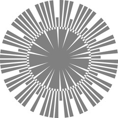 Obraz premium Closely aligned fine lines generate a precise concentric circular texture with continuous flow.