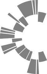 Intricate radial layers form a multi-structured circular wheel containing interrelated data divisions.