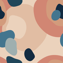 Contemporary Abstract Curved Lines Art