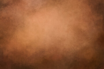 Abstract grunge vibrant brown artistic brush stroke texture Background