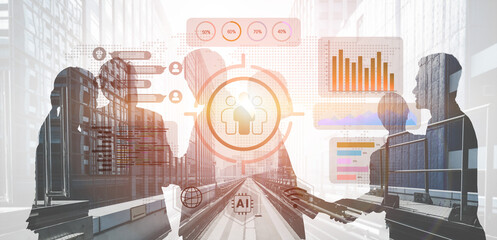 Target audience analytics enhances AI interaction platform, user engagement, and marketing strategy...