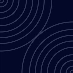 Abstract Geometric Circular Wave Pattern Background | Futuristic Minimal Dark Tech Vector Design Texture