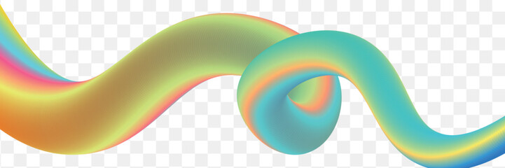 Abstract colorful 3d wavy fluid or blend fluid line background wallpaper