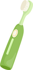 illustration electric toothbrush