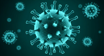 Artistic Depiction of Coronavirus A Visual Representation of the Pandemic